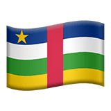 中非共和國 Apple Emoji