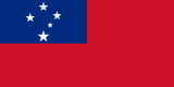 国旗萨摩亚