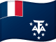 法国南部和南极地区旗帜