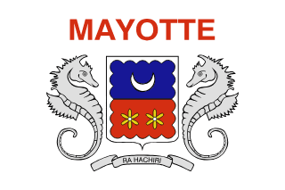 马约特旗帜和盾徽