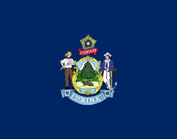 缅因州州旗